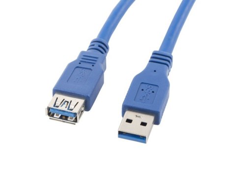 PRZEDŁUŻACZ USB-A M/F 3.0 3M NIEBIESKI LANBERG