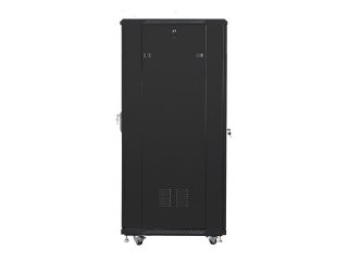 SZAFA INSTALACYJNA RACK STOJĄCA 19" 32U 600X800 CZARNA DRZWI SZKLANE LANBERG (ZŁOŻONA)