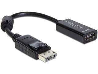 ADAPTER DISPLAYPORT(M) 1.1->HDMI(F) NA KABLU 12CM CZARNY DELOCK