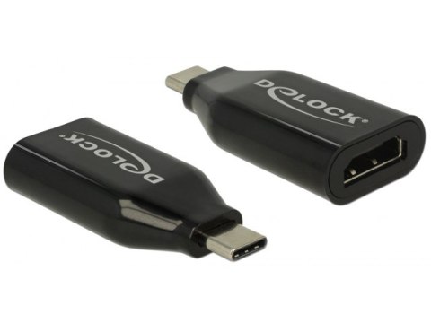 ADAPTER USB-C(M)->HDMI(F) 4K 60HZ (THUNDERBOLT 3/DISPLAYPORT ALT MODE) CZARNY DELOCK