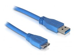 KABEL USB MICRO(M)->USB-A(M) 3.0 1M NIEBIESKI DELOCK