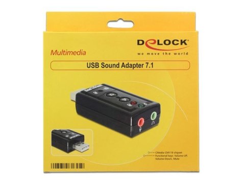 KARTA DŹWIĘKOWA DELOCK 7.1 USB