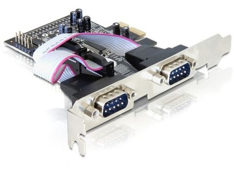 KARTA PCI EXPRESS X1->4X DB-9(COM) DELOCK