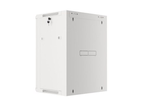 SZAFA INSTALACYJNA RACK WISZĄCA 19" 15U 570X450 SZYBKI MONTAŻ SZARA LANBERG (FLAT PACK)