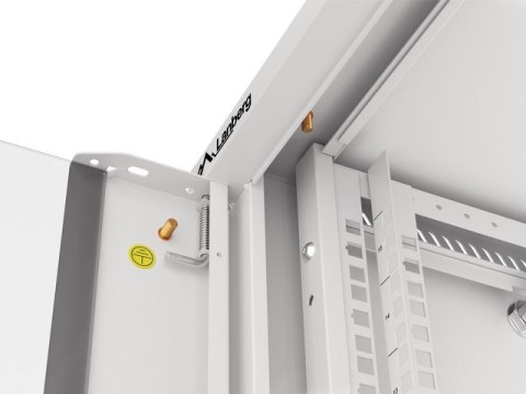 SZAFA INSTALACYJNA RACK WISZĄCA 19" 15U 570X450 SZYBKI MONTAŻ SZARA LANBERG (FLAT PACK)