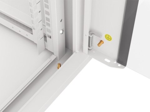 SZAFA INSTALACYJNA RACK WISZĄCA 19" 15U 570X450 SZYBKI MONTAŻ SZARA LANBERG (FLAT PACK)
