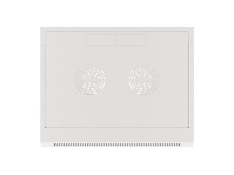 SZAFA INSTALACYJNA RACK WISZĄCA 19" 9U 570X450 SZYBKI MONTAŻ SZARA LANBERG (FLAT PACK)