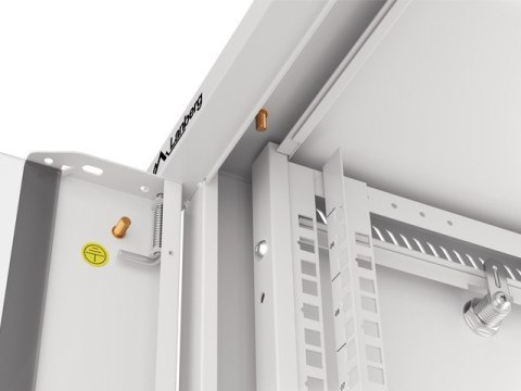 SZAFA INSTALACYJNA RACK WISZĄCA 19" 9U 570X450 SZYBKI MONTAŻ SZARA LANBERG (FLAT PACK)