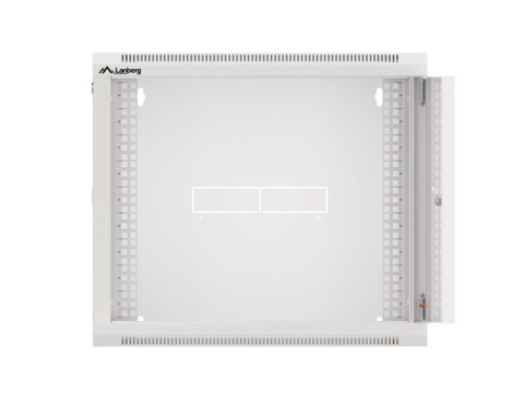 SZAFA INSTALACYJNA RACK WISZĄCA 19" 9U 570X450 SZYBKI MONTAŻ SZARA LANBERG (FLAT PACK)