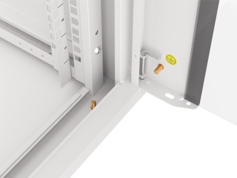 SZAFA INSTALACYJNA RACK WISZĄCA 19" 9U 570X450 SZYBKI MONTAŻ SZARA LANBERG (FLAT PACK)