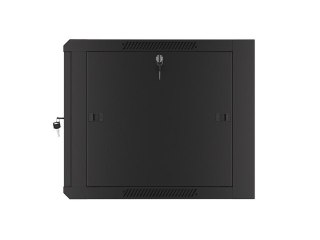 SZAFA INSTALACYJNA RACK WISZĄCA 19" 9U 570X600 SZYBKI MONTAŻ CZARNA LANBERG (FLAT PACK)