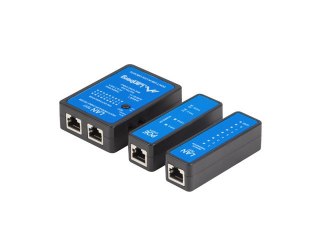 TESTER PRZEWODÓW LAN, POE RJ45, RJ11, COAXIAL LANBERG NT-0404