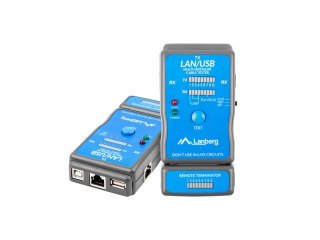 TESTER PRZEWODÓW LAN RJ45, RJ11, USB LANBERG NT-0403