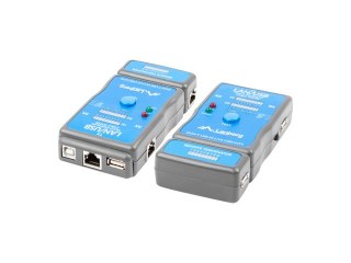 TESTER PRZEWODÓW LAN RJ45, RJ11, USB LANBERG NT-0403