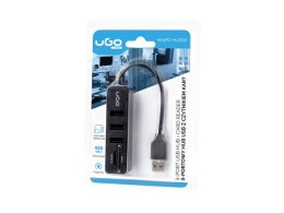 HUB USB 2.0 UGO MAIPO HU200 3-PORTY + CZYTNIK SD/MICRO SD