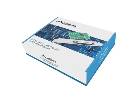 KARTA PCI EXPRESS X1->1X LPT 25PIN ŚLEDŹ LOW PROFILE LANBERG