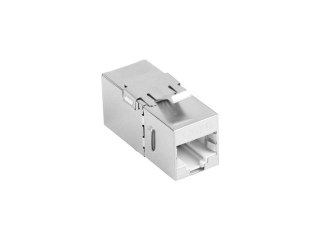 ŁĄCZNIK KEYSTONE GNIAZDO RJ45->RJ45 KAT.6 FTP 90 ZŁĄCZKA SIECIOWA LANBERG