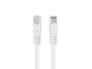 PATCHCORD KAT.5E UTP 1.5M BIAŁY FLUKE PASSED LANBERG 10-PACK