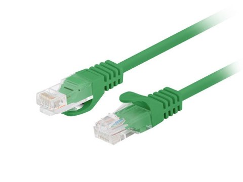 PATCHCORD KAT.5E UTP 1M ZIELONY FLUKE PASSED LANBERG 10-PACK