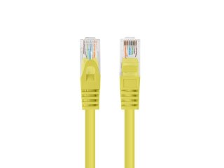 PATCHCORD KAT.5E UTP 1M ŻÓŁTY FLUKE PASSED LANBERG 10-PACK