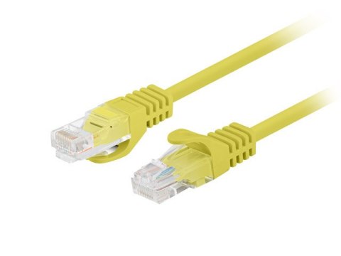 PATCHCORD KAT.5E UTP 1M ŻÓŁTY FLUKE PASSED LANBERG 10-PACK