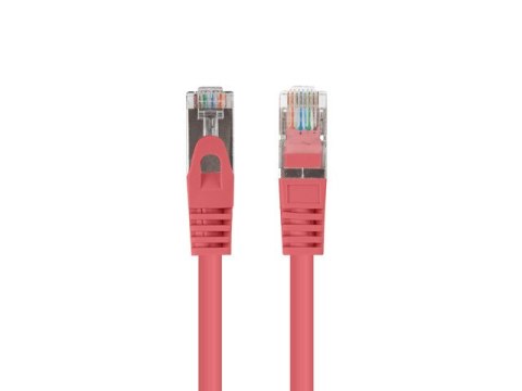 PATCHCORD KAT.6 FTP 0.25M CZERWONY FLUKE PASSED LANBERG 10-PACK