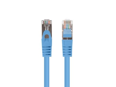 PATCHCORD KAT.6 FTP 0.25M NIEBIESKI FLUKE PASSED LANBERG 10-PACK