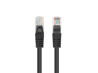 PATCHCORD KAT.6 UTP 0.25M CZARNY FLUKE PASSED LANBERG 10-PACK