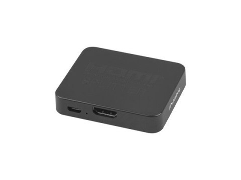 SPLITTER VIDEO LANBERG HDMI->2X HDMI 4K + PORT MICRO USB CZARNY