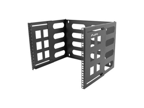 UCHWYT ŚCIENNY RACK 19" 8U 497X400/240 CZARNY LANBERG