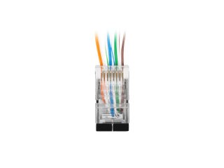 WTYK SIECIOWY RJ45 (8P8C) PRZELOTOWY LANBERG KAT.5E FTP (20 SZT)