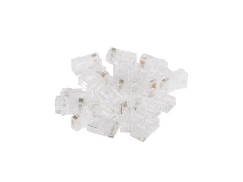 WTYK SIECIOWY RJ45 (8P8C) PRZELOTOWY LANBERG KAT.5E UTP (20 SZT)