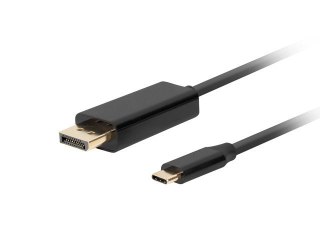 KABEL USB-C(M)->DISPLAYPORT(M) 0.5M 4K 60HZ CZARNY LANBERG