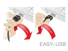 KABEL USB MICRO(M)->USB-A(M) 2.0 1M DUAL EASY-USB-BIAŁY DELOCK