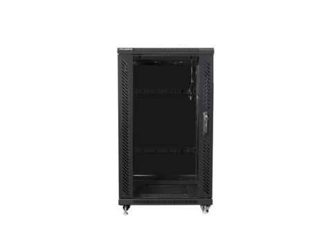 SZAFA INSTALACYJNA RACK STOJĄCA 19" 22U 600X800 CZARNA LANBERG (FLAT PACK)