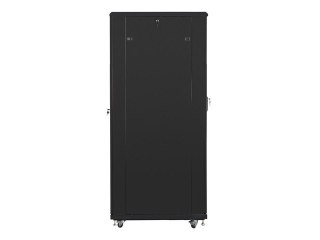 SZAFA INSTALACYJNA RACK STOJĄCA 19" 42U 800X1000 CZARNA DRZWI PERFOROWANE LANBERG (FLAT PACK)