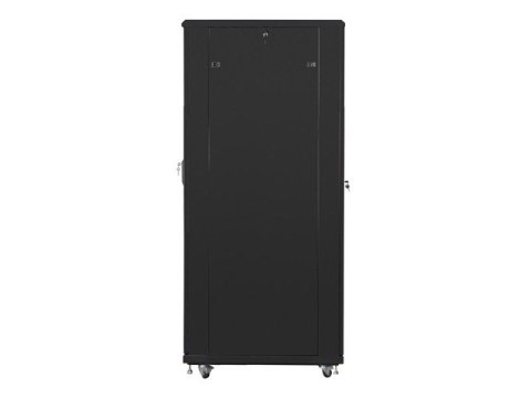 SZAFA INSTALACYJNA RACK STOJĄCA 19" 42U 800X1000 CZARNA DRZWI PERFOROWANE LANBERG (FLAT PACK)