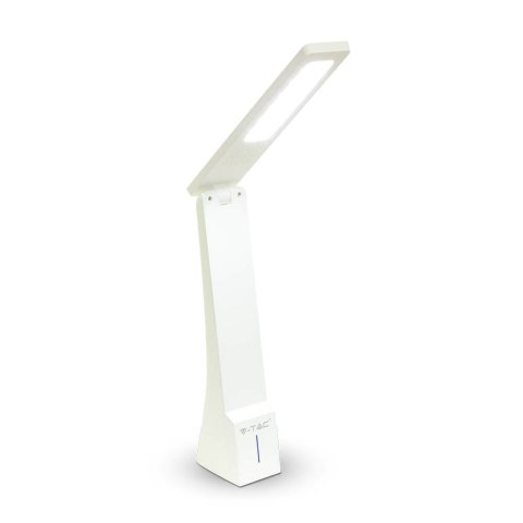 Lampka Biurkowa V-TAC 4W LED Ściemnianie Ładowanie Biały+Złoty VT-1014 2700K-6400K 550lm