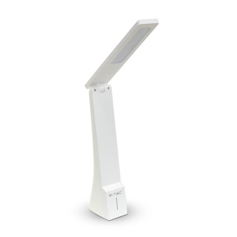 Lampka Biurkowa V-TAC 4W LED Ściemnianie Ładowanie Biały+Złoty VT-1014 2700K-6400K 550lm