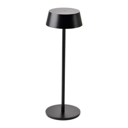 Lampka Biurkowa Nocna V-TAC 2W LED 32,5cm Ładowanie Ściemnianie IP54 Czarna VT-7562 3000K 200lm