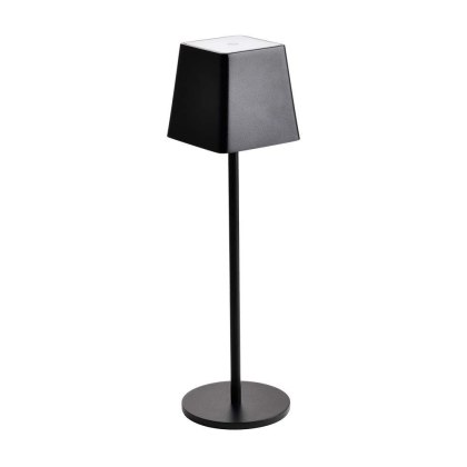 Lampka Biurkowa Nocna V-TAC 2W LED 36cm Ładowanie Ściemnianie IP54 Czarna VT-7563 3000K 200lm