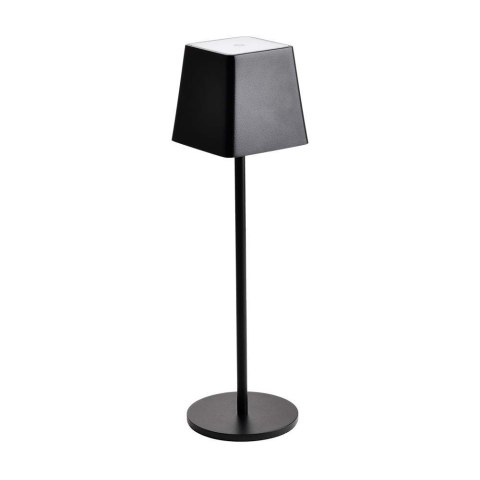 Lampka Biurkowa Nocna V-TAC 2W LED Ładowanie Ściemnianie IP54 Czarna VT-7563 3000K 200lm