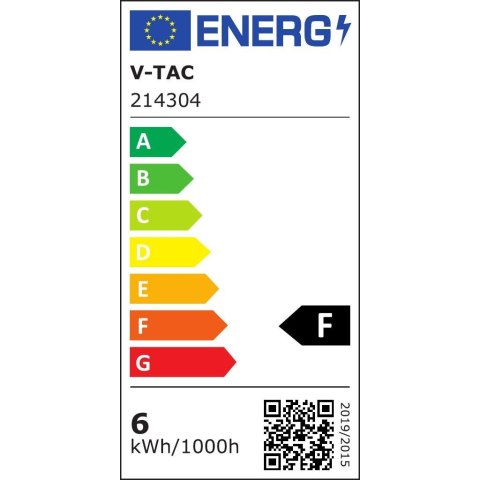 Żarówka LED 6W Filament E27 Kula Glob G125 V-TAC VT-1983 3000K 600lm