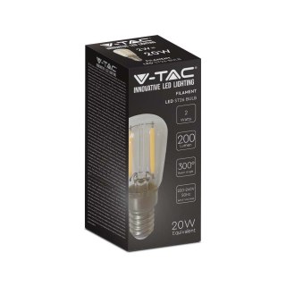 Żarówka LED V-TAC 2W Filament E14 ST26 VT-1952 3000K 200lm