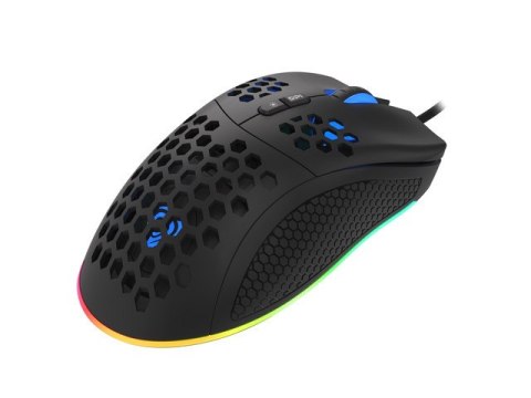 MYSZ DLA GRACZY GENESIS KRYPTON 555 8000DPI RGB CZARNA GAMINGOWA PROGRAMOWALNA (PO TESTACH)