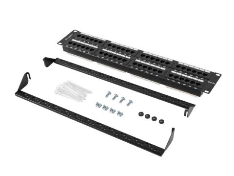 PATCH PANEL 48 PORT 2U 19" KAT.5E CZARNY LANBERG