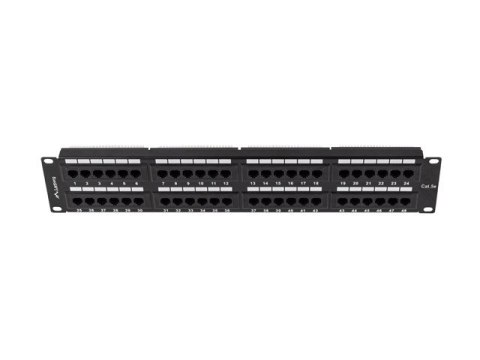 PATCH PANEL 48 PORT 2U 19" KAT.5E CZARNY LANBERG