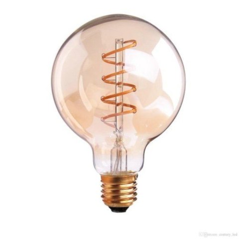 Żarówka LED V-TAC 6W Filament E27 Kula Glob G125 Bursztyn 125x173mm VT-2126 1800K 400lm