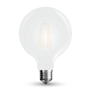 Żarówka LED V-TAC 7W Filament E27 G125 Mrożona VT-2067 2700K 800lm