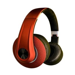 Bezprzewodowe Słuchawki V-TAC Bluetooth Regulowany Pałąk 500mAh Czerwone VT-6322 2 Lata Gwarancji